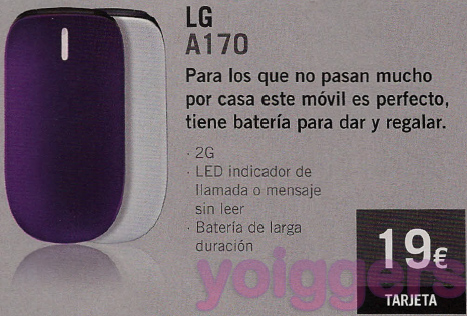 LG A170 con Yoigo