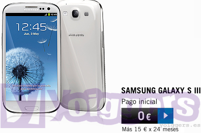 Samsung Glaxaxy S 3 con Yoigo en febrero