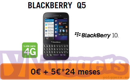 BlackBerry Q5 con Yoigo