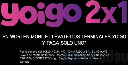 Yoigo 2x1 en Worten