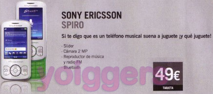 Sony Ericsson Spiro con Yoigo