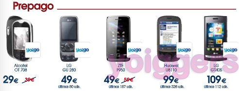 Oferta Android prepago con Yoigo en TPH