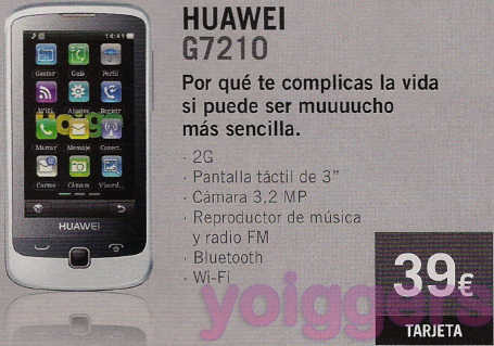 Huawei G7210 con Yoigo