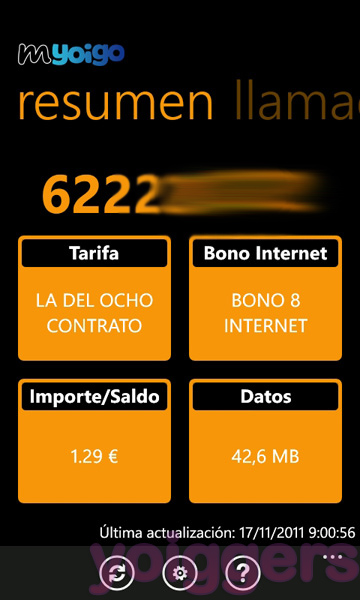 MYoigo para Windows Phone 7 (1)