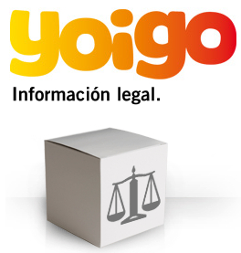 Información legal Yoigo