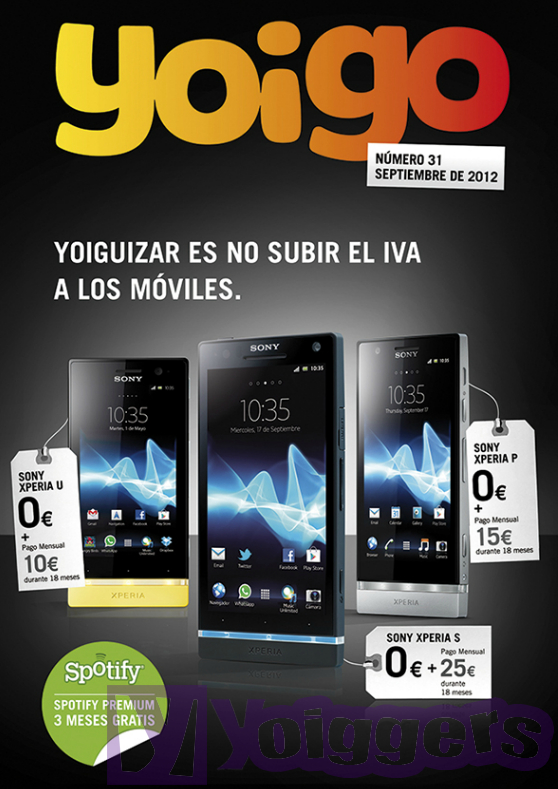 Revista septiembre 2012 de Yoigo