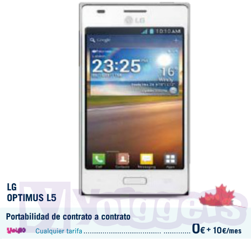 LG Optimus L5 con Yoigo en Phone House