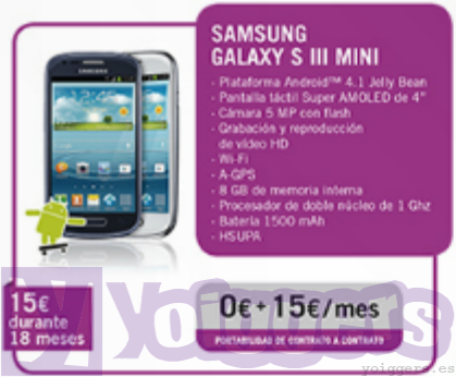 Samsung Galaxy S III Mini con Yoigo