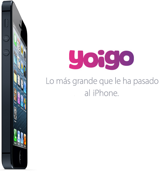 iPhone 5 con Yoigo