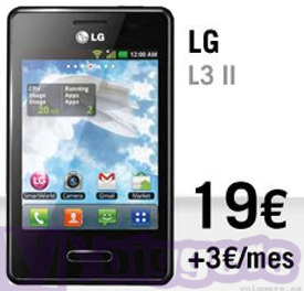 LG Optimus L3 II con Yoigo