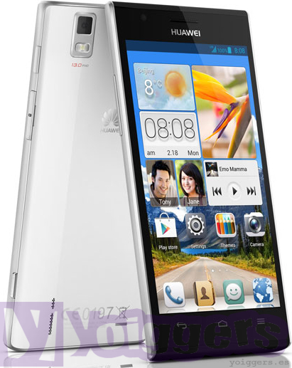 Huawei Ascend P2 con Yoigo