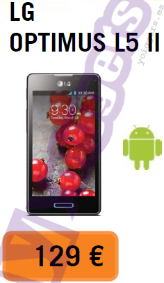 LG Optimus L5 II con Yoigo