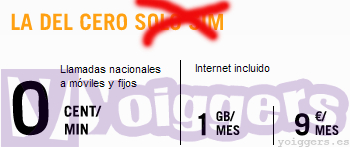 La del Cero Yoigo con subvención de móviles